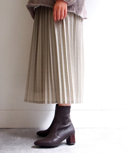 cava cava(サヴァサヴァ)の「ストレッチショートブーツ -1320497(ブーツ・レディース・ブラック/グレイッシュベージュ/ダークブラウン・22.5cm/24.5cm/24.0cm/23.0cm/23.5cm)」の9枚目の写真