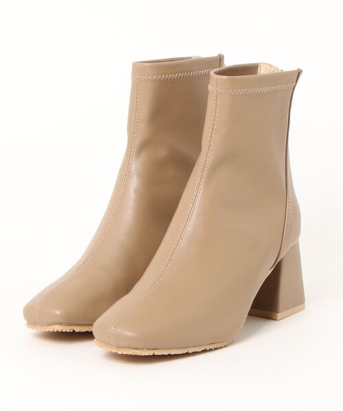 sesenta（セセンタ）の「【sesenta】スクエアトゥストレッチショートブーツ（ブーツ・レディース・ブラック/ホワイト/ライトブラウン・M/L/S/LL）」の15枚目の写真