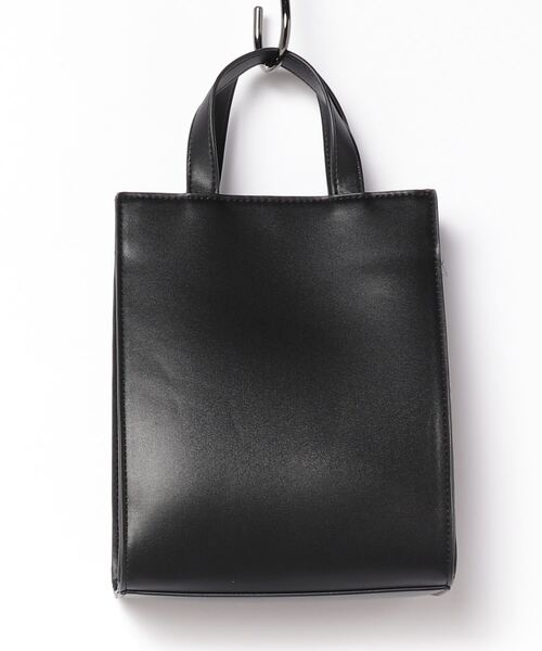 Libra Cue(リブラ キュー)の「スクエアミニトートバック(トートバッグ・レディース・レッド/ブラック・FREE)」の7枚目の写真