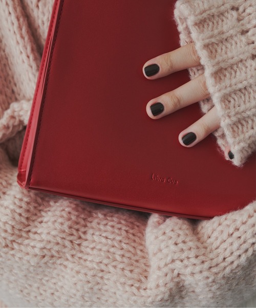 Libra Cue(リブラ キュー)の「スクエアミニトートバック(トートバッグ・レディース・レッド/ブラック・FREE)」の16枚目の写真