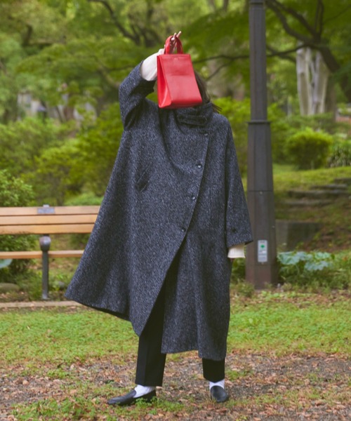 Libra Cue(リブラ キュー)の「スクエアミニトートバック(トートバッグ・レディース・レッド/ブラック・FREE)」の21枚目の写真