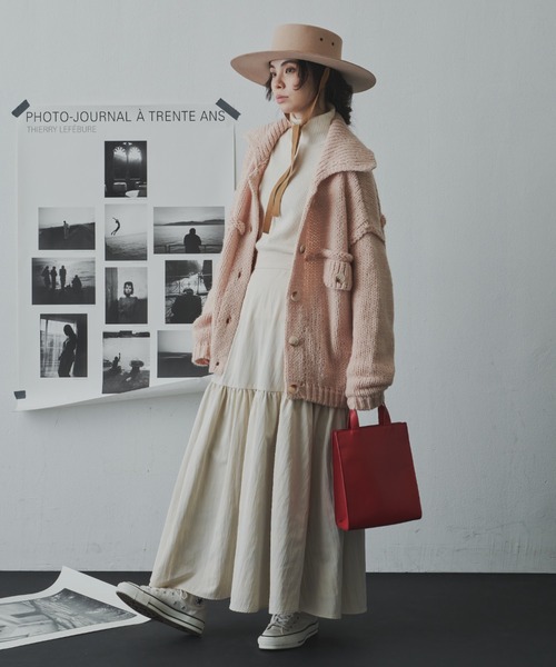 Libra Cue(リブラ キュー)の「スクエアミニトートバック(トートバッグ・レディース・レッド/ブラック・FREE)」の19枚目の写真