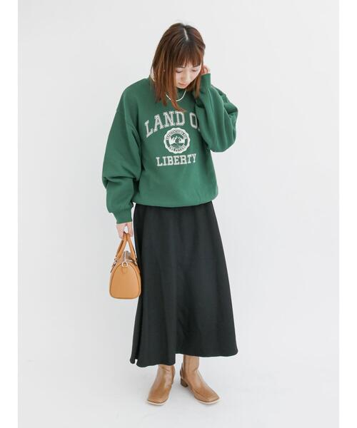 Lugnoncure（ルノンキュール）の「【BRING Material】フレアスカート（スカート・レディース・ブラック/ネイビー/ブラウン・ﾌﾘ-）」の13枚目の写真