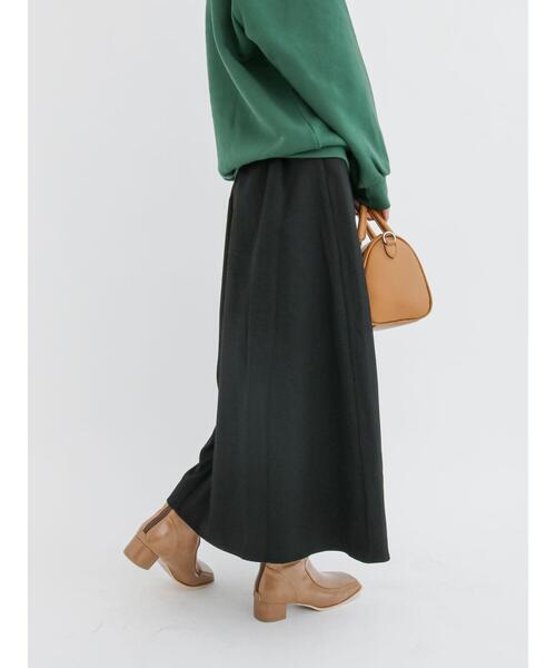 Lugnoncure（ルノンキュール）の「【BRING Material】フレアスカート（スカート・レディース・ブラック/ネイビー/ブラウン・ﾌﾘ-）」の15枚目の写真