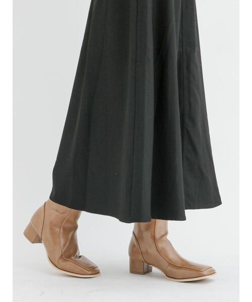 Lugnoncure（ルノンキュール）の「【BRING Material】フレアスカート（スカート・レディース・ブラック/ネイビー/ブラウン・ﾌﾘ-）」の17枚目の写真