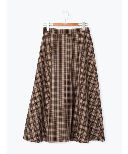 Lugnoncure（ルノンキュール）の「【BRING Material】フレアスカート（スカート・レディース・ブラック/ネイビー/ブラウン・ﾌﾘ-）」の19枚目の写真