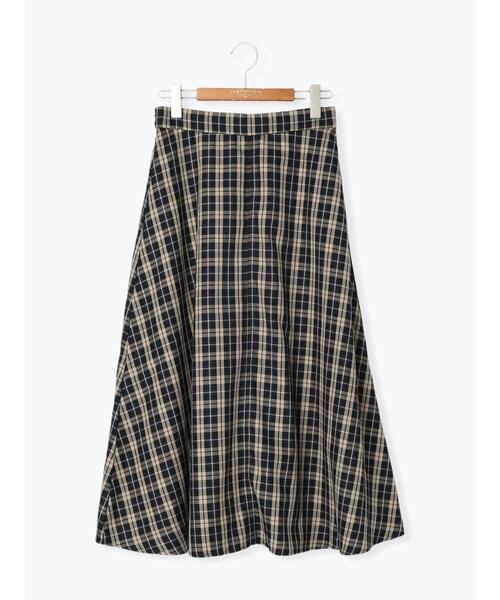 Lugnoncure（ルノンキュール）の「【BRING Material】フレアスカート（スカート・レディース・ブラック/ネイビー/ブラウン・ﾌﾘ-）」の20枚目の写真