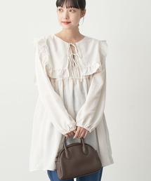 earth music&ecology | ビッグカラーミニ丈ワンピース(ワンピース)