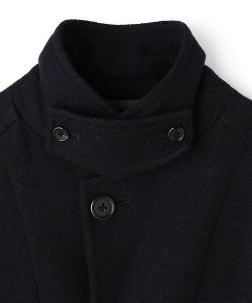 HARRIS TWEED（ハリスツイード）の「HARRIS TWEED（チェスターコート・メンズ・ネイビー・LARGE/MEDIUM/SMALL）」の6枚目の写真
