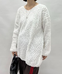 mebole（メボレ）の「Vネックルーズニット（ニット/セーター）」