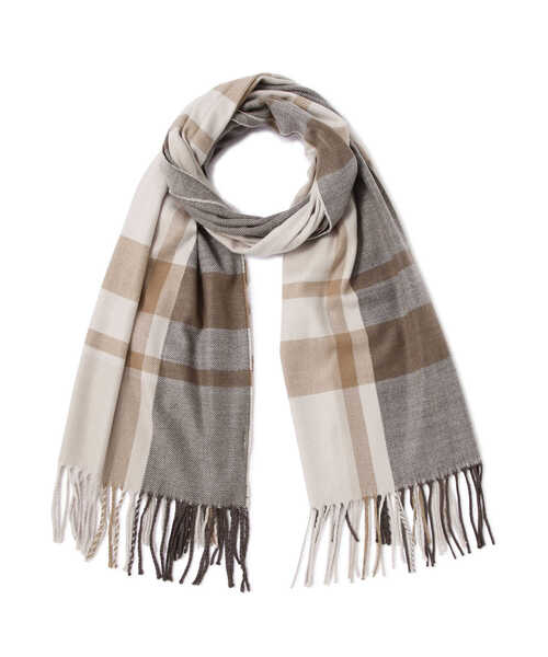 EDIT COLOGNE（エディットコロン）の「チェックストールⅠ（ストール/ショール・レディース・ベージュ・ﾌﾘ-）」の2枚目の写真