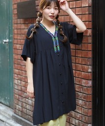 チチカカ | キカ刺繍チュニックワンピース(チュニック)