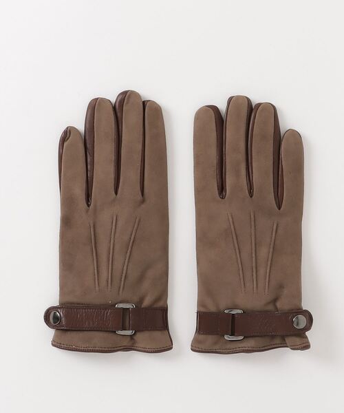 CARIDEI（カリデイ）の「CARIDEI/カリデイ/スウェ―ドレザーグローブ（手袋・メンズ・ブラック/その他1・8/8.5/7.5）」の2枚目の写真