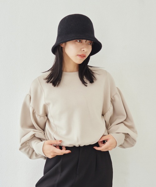 idem(イデム)の「【ZOZOTOWN限定】2way drost cardigan/2wayドロストショートカーディガン(カーディガン/ボレロ・レディース・グレイッシュベージュ/ブラック/ピンク・FREE)」の18枚目の写真