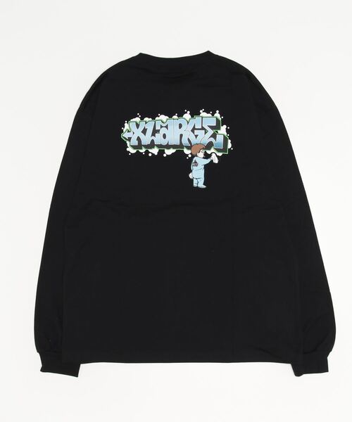 XLARGE（エクストララージ）の「L/S TEE BUFF（Tシャツ/カットソー・メンズ・ブラック/パープル/ホワイト・S/L/M/XL）」の11枚目の写真