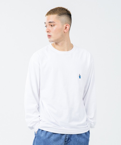 XLARGE（エクストララージ）の「L/S TEE BUFF（Tシャツ/カットソー・メンズ・ブラック/パープル/ホワイト・S/L/M/XL）」の5枚目の写真