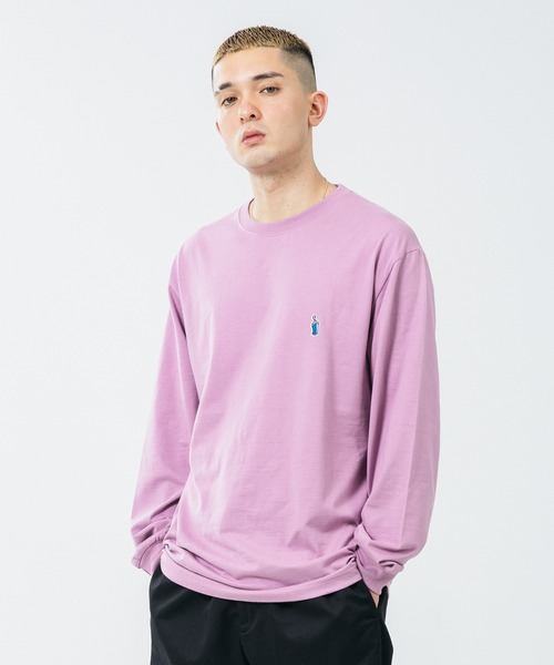 XLARGE（エクストララージ）の「L/S TEE BUFF（Tシャツ/カットソー・メンズ・ブラック/パープル/ホワイト・S/L/M/XL）」の15枚目の写真