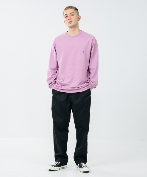 XLARGE（エクストララージ）の「L/S TEE BUFF（Tシャツ/カットソー・メンズ・ブラック/パープル/ホワイト・S/L/M/XL）」の8枚目の写真