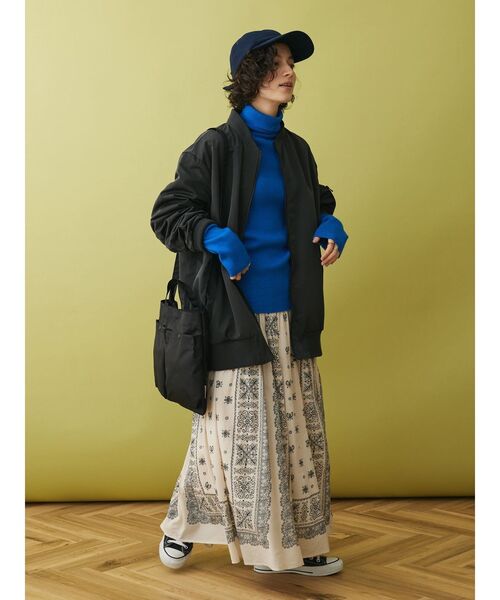 CRAFT STANDARD BOUTIQUE（クラフトスタンダードブティック）の「エアヘルメットショルダー（ショルダーバッグ・レディース・ブラック/カーキ・FREE）」の8枚目の写真