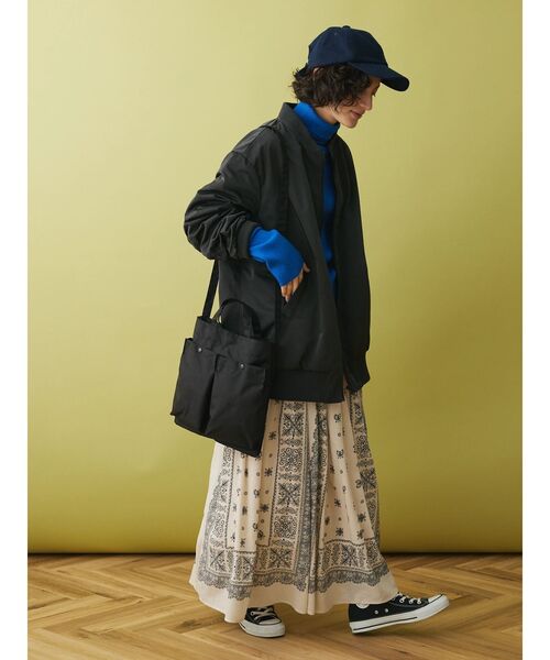 CRAFT STANDARD BOUTIQUE（クラフトスタンダードブティック）の「エアヘルメットショルダー（ショルダーバッグ・レディース・ブラック/カーキ・FREE）」の9枚目の写真