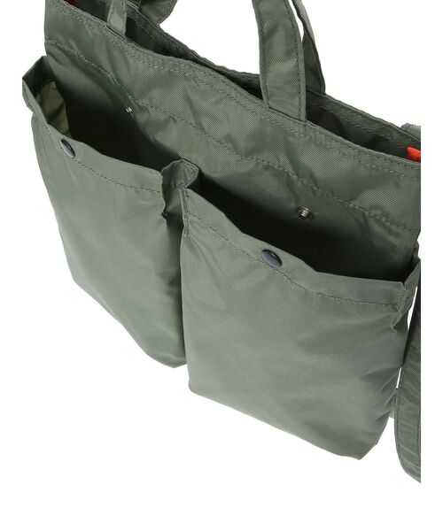 CRAFT STANDARD BOUTIQUE（クラフトスタンダードブティック）の「エアヘルメットショルダー（ショルダーバッグ・レディース・ブラック/カーキ・FREE）」の18枚目の写真