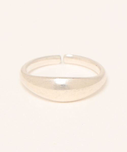 mou(モウ)の「S925 Simple plump mini ring(リング・レディース・シルバー/ゴールド・FREE)」の2枚目の写真