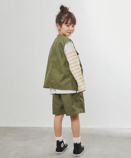 coen（コーエン）の「ミリタリージレ（ベスト・キッズ・オリーブ・150/130/110）」の11枚目の写真