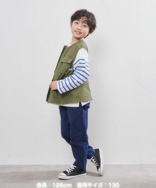 coen（コーエン）の「ミリタリージレ（ベスト・キッズ・オリーブ・150/130/110）」の15枚目の写真