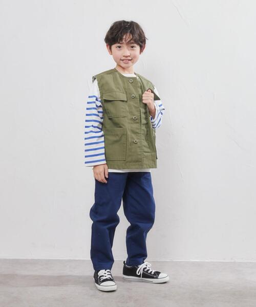 coen（コーエン）の「ミリタリージレ（ベスト・キッズ・オリーブ・150/130/110）」の16枚目の写真