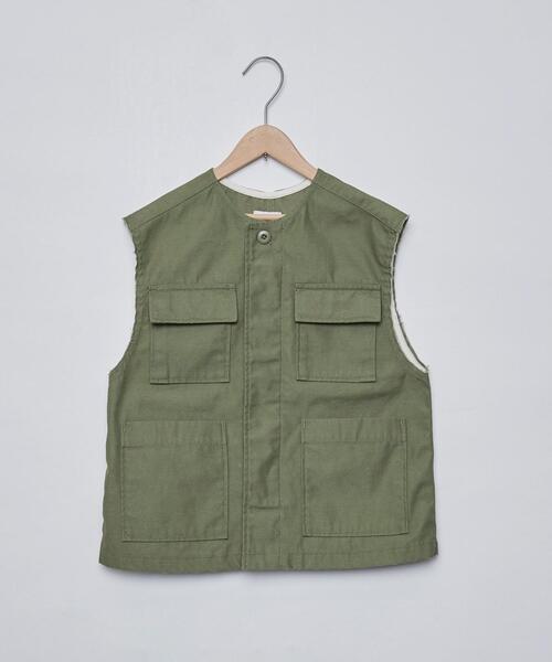 coen（コーエン）の「ミリタリージレ（ベスト・キッズ・オリーブ・150/130/110）」の17枚目の写真