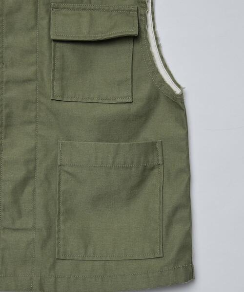 coen（コーエン）の「ミリタリージレ（ベスト・キッズ・オリーブ・150/130/110）」の21枚目の写真