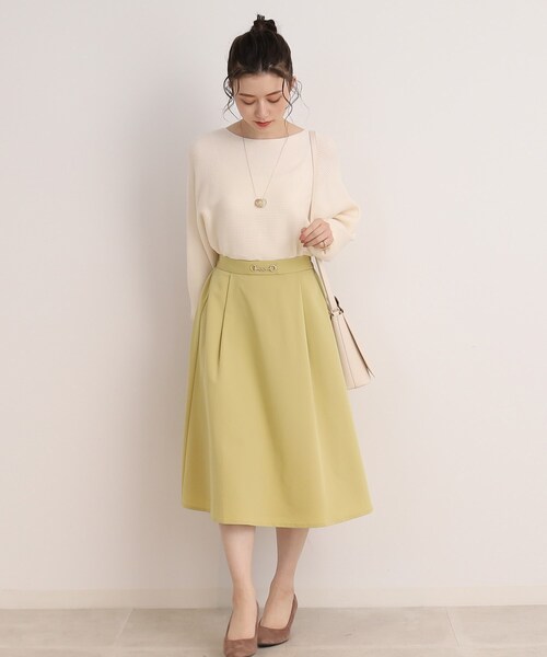 DRESKIP（ドレスキップ）の「◆心きらめく【洗える】リブドルマンニット（ニット/セーター・レディース・グリーン/グレー/ブラック/オフホワイト/ピンク系・00）」の15枚目の写真