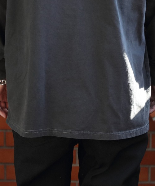 処分価格　新品未使用人気完売品シャツレイヤード ロングスリーブ Tシャツ MinoriTY オーバーサイズ 長袖tシャツ メンズ ロンt tシャツ