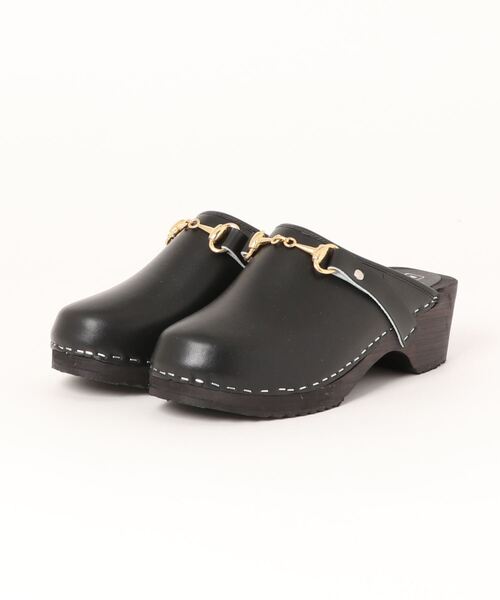 MOHEDA TOFFELN(モヘダトフェール)の「MOHEDA TOFFELN (モヘダトフェール) / サボサンダル ビット TRIM(サンダル・レディース・ブラック・38/36/37/35)」の1枚目の写真