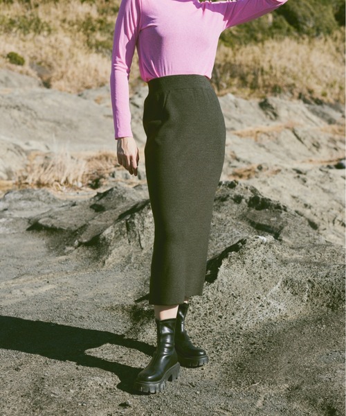 Happy John（ハッピージョン）の「track sole boots/トラックソールブーツ（ブーツ・レディース・ブラック・SMALL/MEDIUM/LARGE）」の7枚目の写真