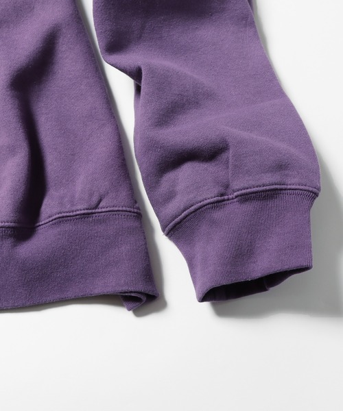 STUSSY(ステューシー)の「STUSSY/ステューシー Flip Crew Fleece (Wmns) クルーネックフリーススウェット(スウェット・レディース・パープル/ライトグレー・L/M)」の6枚目の写真