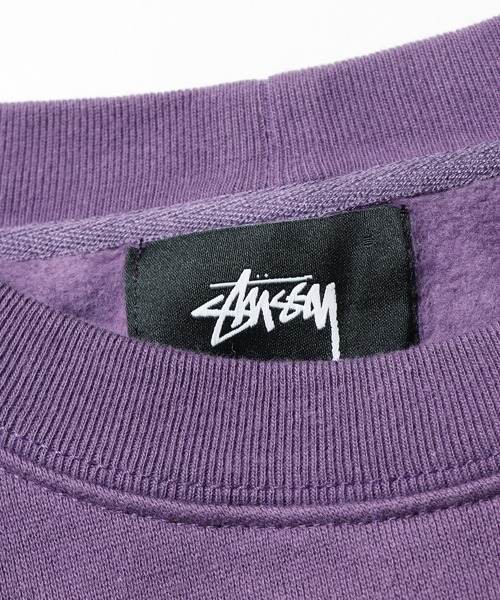 STUSSY(ステューシー)の「STUSSY/ステューシー Flip Crew Fleece (Wmns) クルーネックフリーススウェット(スウェット・レディース・パープル/ライトグレー・L/M)」の4枚目の写真