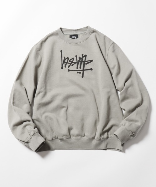 STUSSY(ステューシー)の「STUSSY/ステューシー Flip Crew Fleece (Wmns) クルーネックフリーススウェット(スウェット・レディース・パープル/ライトグレー・L/M)」の10枚目の写真