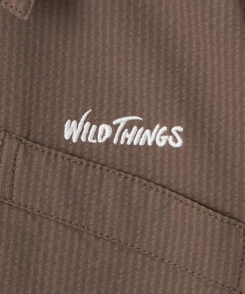 WILD THINGS(ワイルドシングス)の「【別注】<WILD THINGS>TJ EX WT ショートスリーブ シャツ 110-130cm(シャツ/ブラウス・キッズ・ダークグレー/ブラウン・S(120-130cm)/XS(110-120cm))」の8枚目の写真