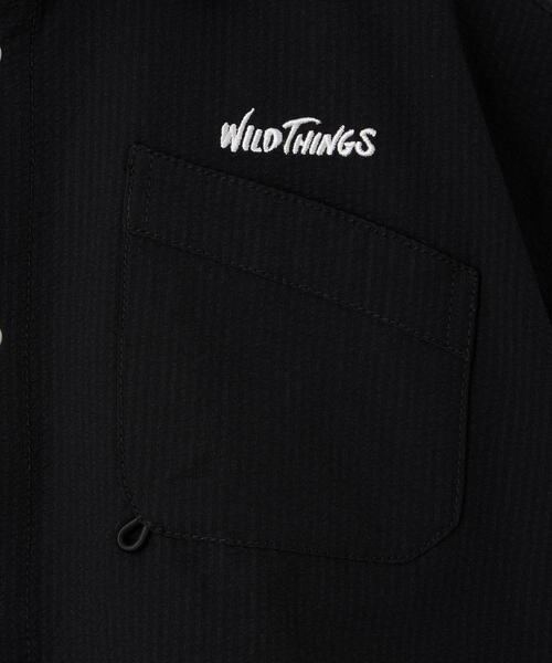 WILD THINGS(ワイルドシングス)の「【別注】<WILD THINGS>TJ EX WT ショートスリーブ シャツ 110-130cm(シャツ/ブラウス・キッズ・ダークグレー/ブラウン・S(120-130cm)/XS(110-120cm))」の12枚目の写真