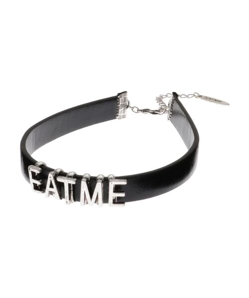 EATME(イートミー)の「EATMEロゴフェイクレザーチョーカー(チョーカー・レディース・ブラック・FREE)」の7枚目の写真