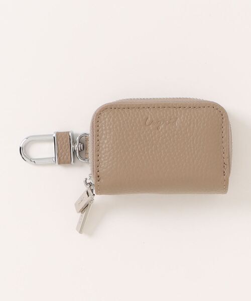 Ungrid（アングリッド）の「【Ungrid/アングリッド】 シュリンクレザー W ZIP スマートキーケース（キーケース/キーアクセサリー・レディース・ベージュ系その他/ブラック/カーキ/アイボリー/グレイッシュブルー/ネイビー/グレイッシュベージュ/オリーブ/キャメル/シルバー/チャコールグレー/オレンジ/ラベンダー/マスタード/ゴールド/ミント/スモークピンク・FREE）」の5枚目の写真