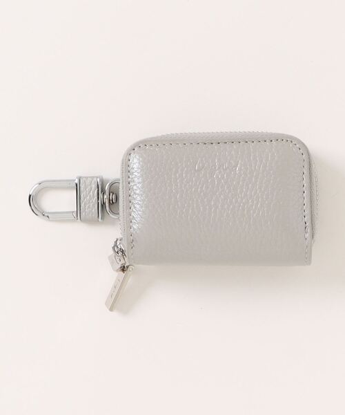 Ungrid（アングリッド）の「【Ungrid/アングリッド】 シュリンクレザー W ZIP スマートキーケース（キーケース/キーアクセサリー・レディース・ベージュ系その他/ブラック/カーキ/アイボリー/グレイッシュブルー/ネイビー/グレイッシュベージュ/オリーブ/キャメル/シルバー/チャコールグレー/オレンジ/ラベンダー/マスタード/ゴールド/ミント/スモークピンク・FREE）」の21枚目の写真