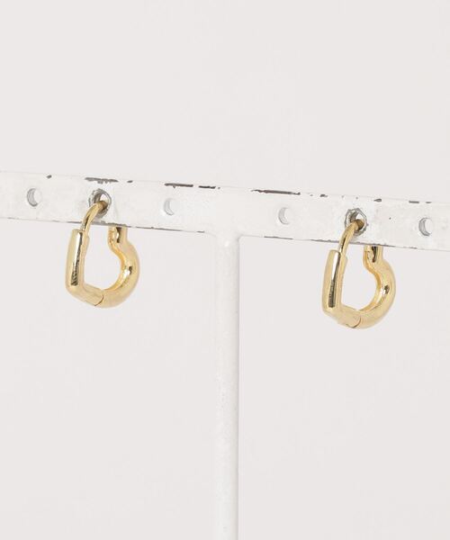 FUNALIVE（ファンアライブ）の「JS SELECT ハートデザインピアス（ピアス（両耳用）・レディース・シルバー/ゴールド・FREE）」の4枚目の写真