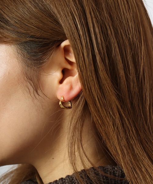 FUNALIVE（ファンアライブ）の「JS SELECT ハートデザインピアス（ピアス（両耳用）・レディース・シルバー/ゴールド・FREE）」の8枚目の写真