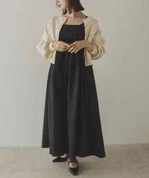 rectangle | ジャガードペプラムキャミワンピース(ワンピース)