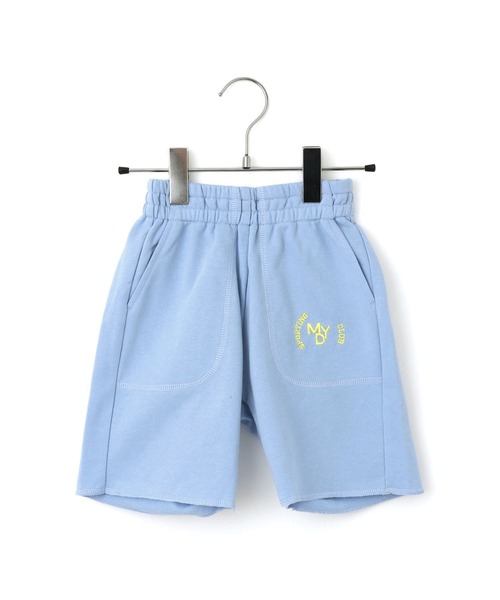 MAKE YOUR DAY(メイクユアデイ)の「MYDロゴ刺繍スウェット5分丈パンツ■80~140cm(スウェットパンツ・キッズ・イエロー/ブルー/グレー・80/90/100/110/120/130/140)」の3枚目の写真