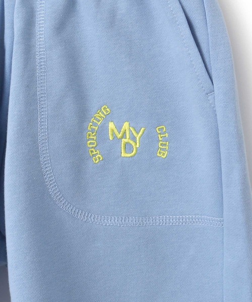 MAKE YOUR DAY(メイクユアデイ)の「MYDロゴ刺繍スウェット5分丈パンツ■80~140cm(スウェットパンツ・キッズ・イエロー/ブルー/グレー・80/90/100/110/120/130/140)」の16枚目の写真