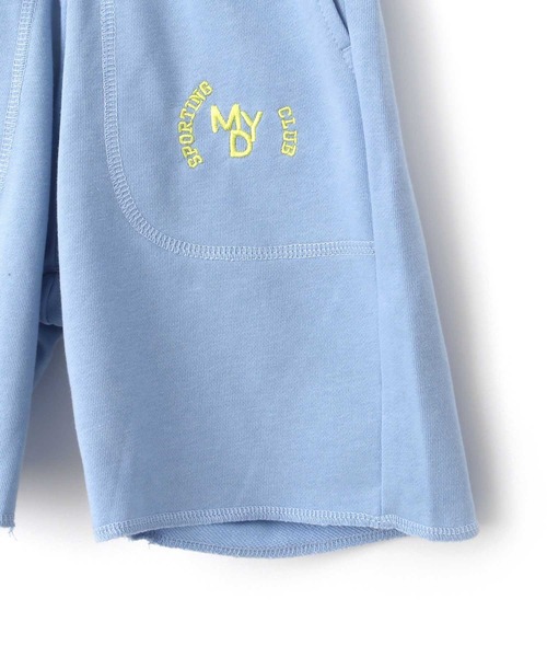 MAKE YOUR DAY(メイクユアデイ)の「MYDロゴ刺繍スウェット5分丈パンツ■80~140cm(スウェットパンツ・キッズ・イエロー/ブルー/グレー・80/90/100/110/120/130/140)」の17枚目の写真