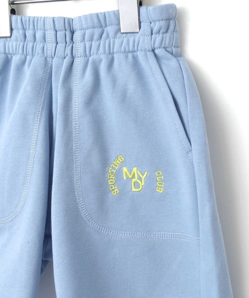 MAKE YOUR DAY(メイクユアデイ)の「MYDロゴ刺繍スウェット5分丈パンツ■80~140cm(スウェットパンツ・キッズ・イエロー/ブルー/グレー・80/90/100/110/120/130/140)」の18枚目の写真